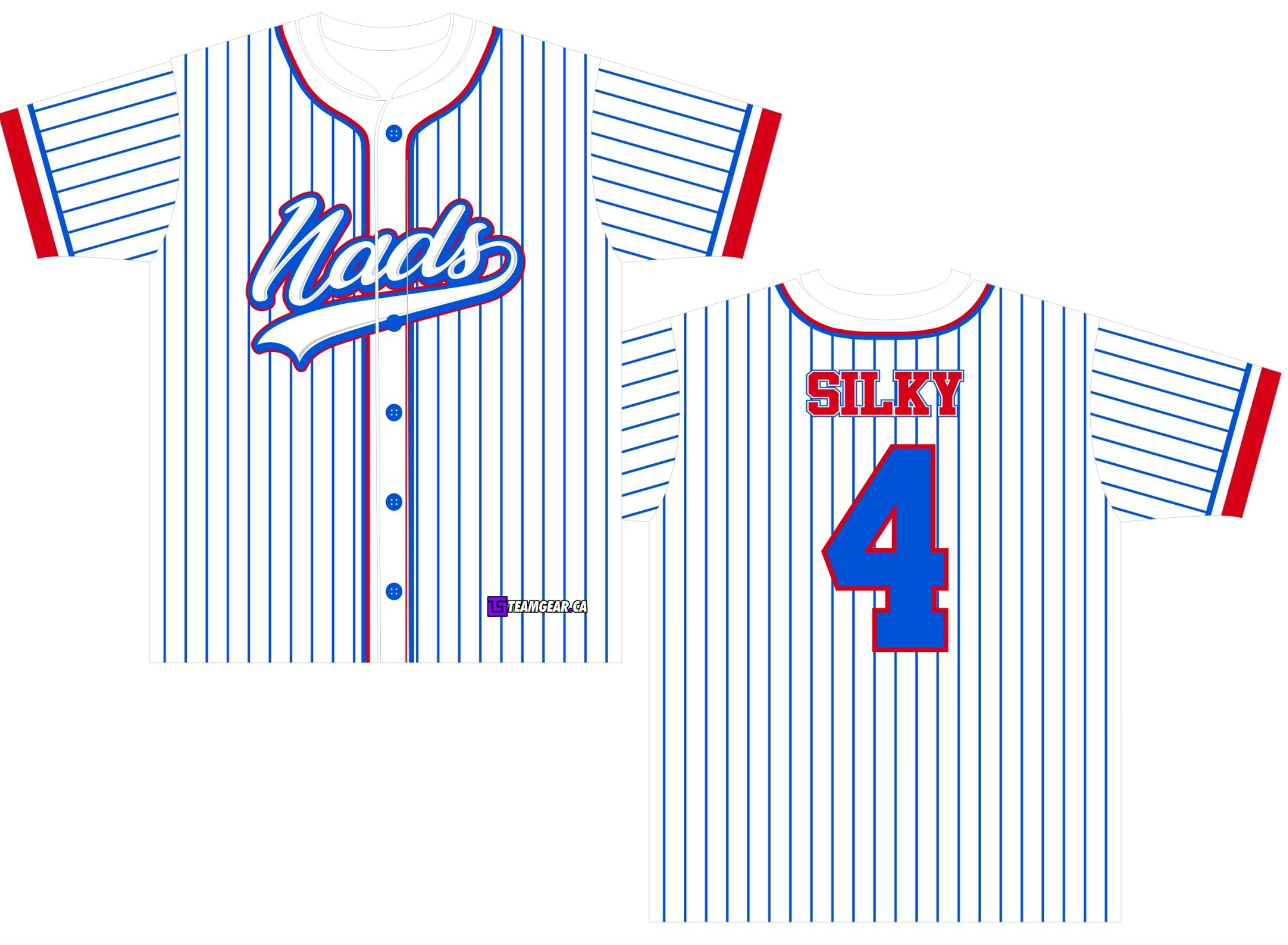 Baseball jersey with stripes online