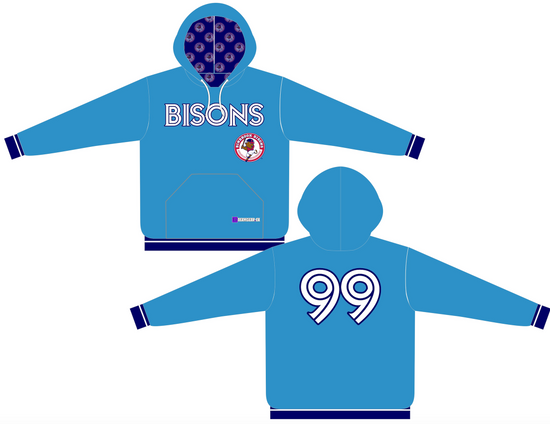 custom hoodie with front pockets and team logo, designed for baseball and hardball players