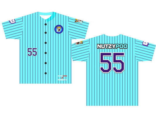 NutzyPoo Teal Jersey from ShowZone x TeamGear
