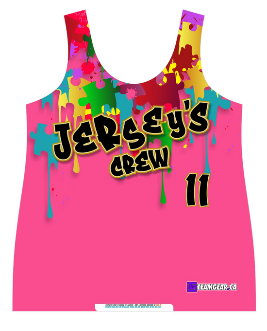 custom racerback jersey design for slo pitch, baseball, hardball and softball.