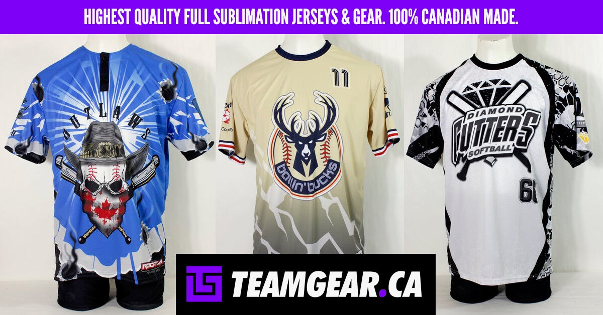 Custom Baseball Jerseys, Slo Pitch Jerseys and more! – Team Gear Canada