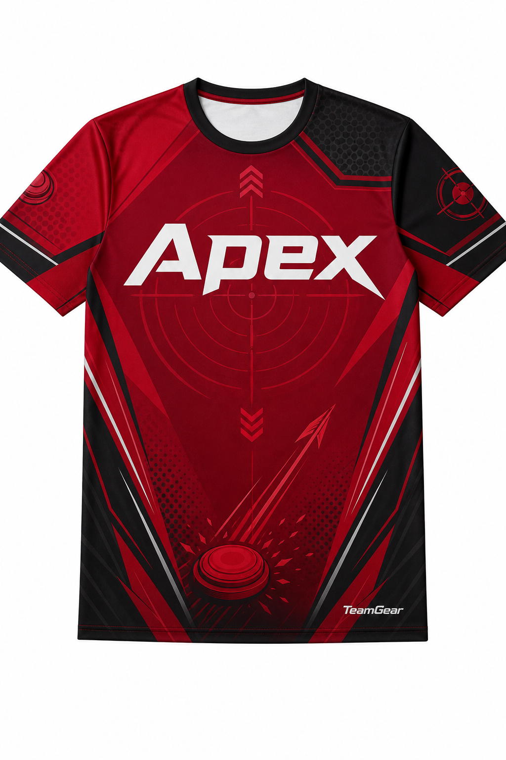 Apex Crimson Shooting Jersey design
