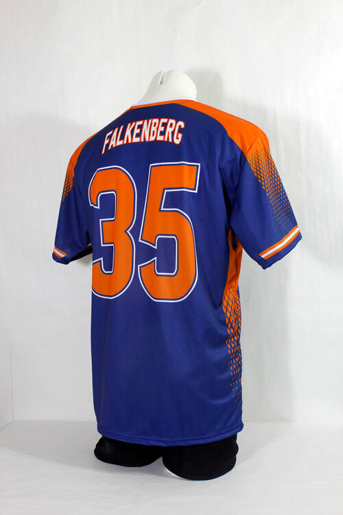 custom baseball crew neck full sublimation jersey