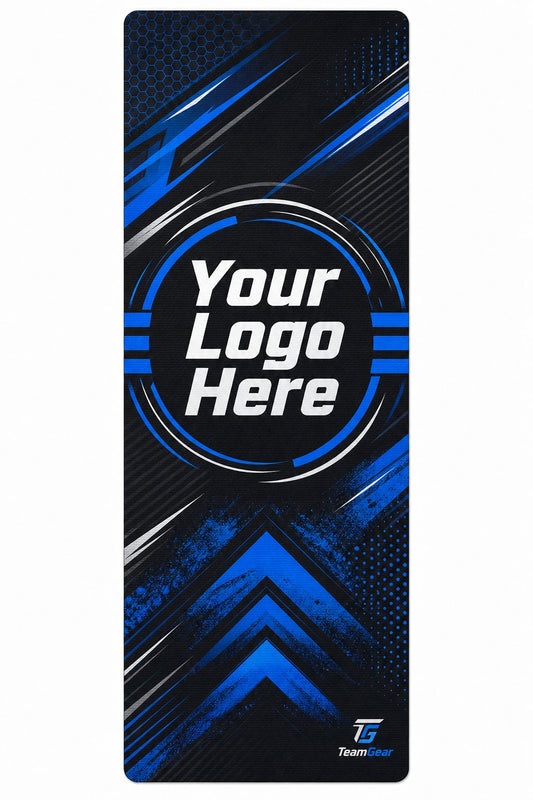 Athletic Stretch Custom Yoga Mat — custom yoga mat flat design — TeamGear Canada