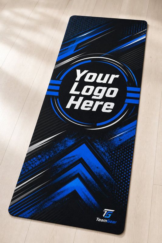 Athletic Stretch Custom Yoga Mat — custom yoga mat studio product photo — TeamGear Canada