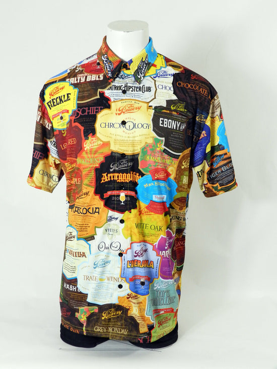 custom darts button down full sublimation jersey made in Canada, crew neck, zip neck and button neck also available