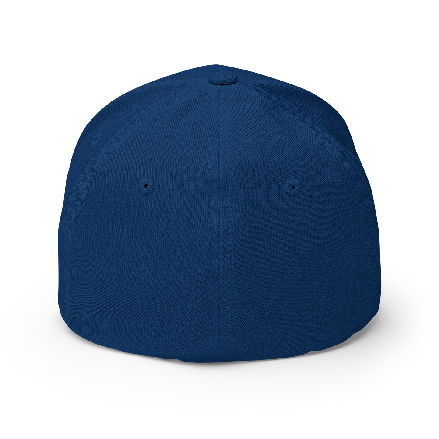 back view of royal blue Flex Fit Hat