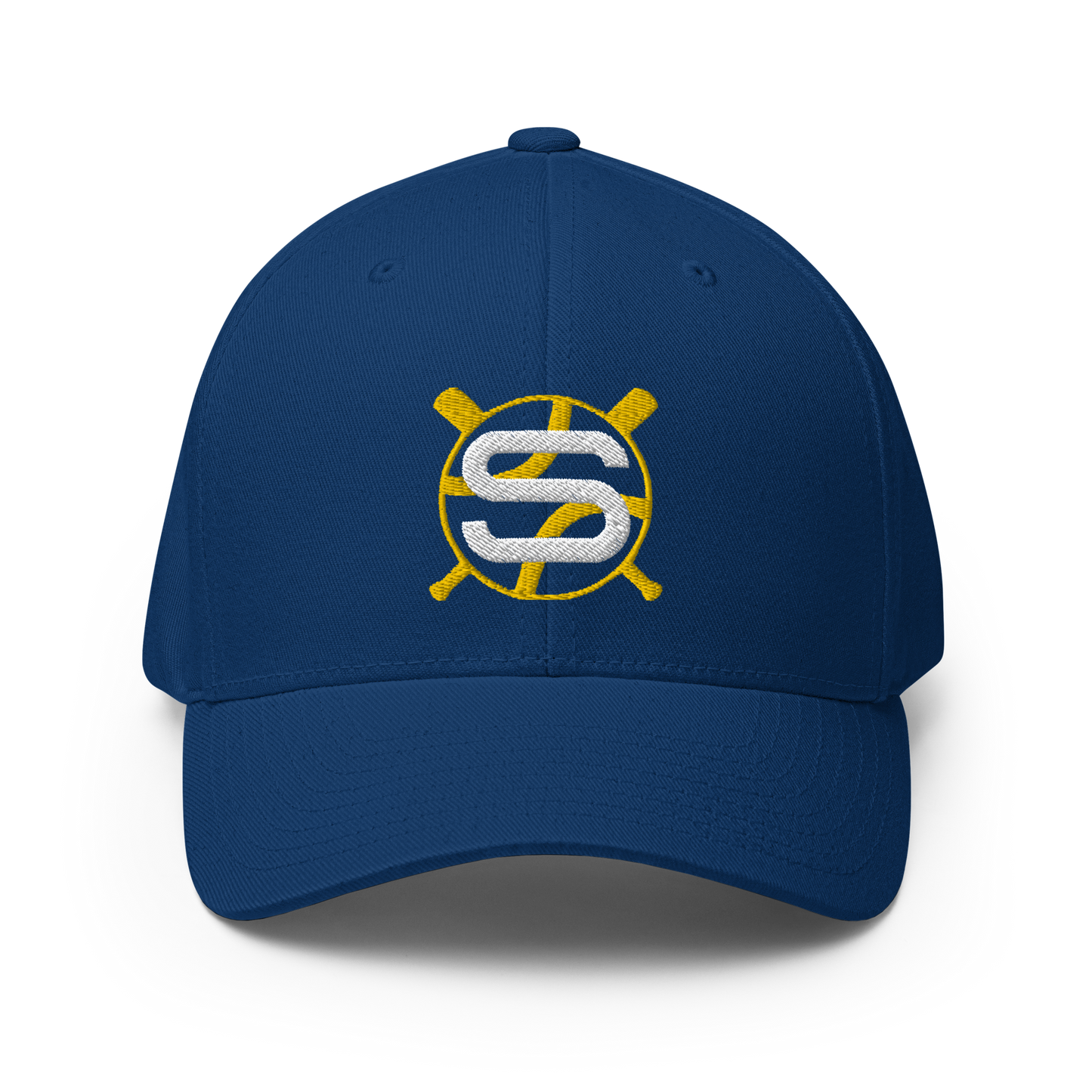 Scann "S" Flex Fit Hat by ShowZone in Royal Blue