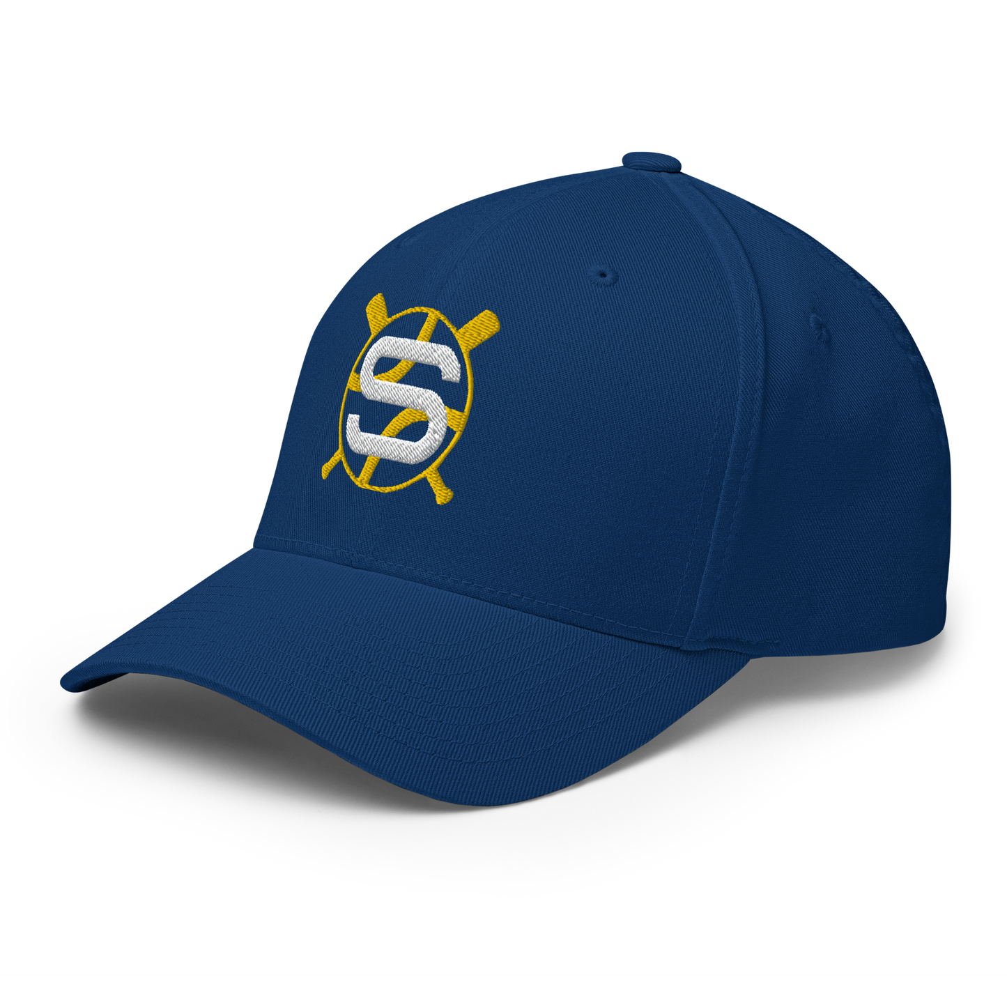 Scann Flex Fit Hat by ShowZone with flat embroidered logo