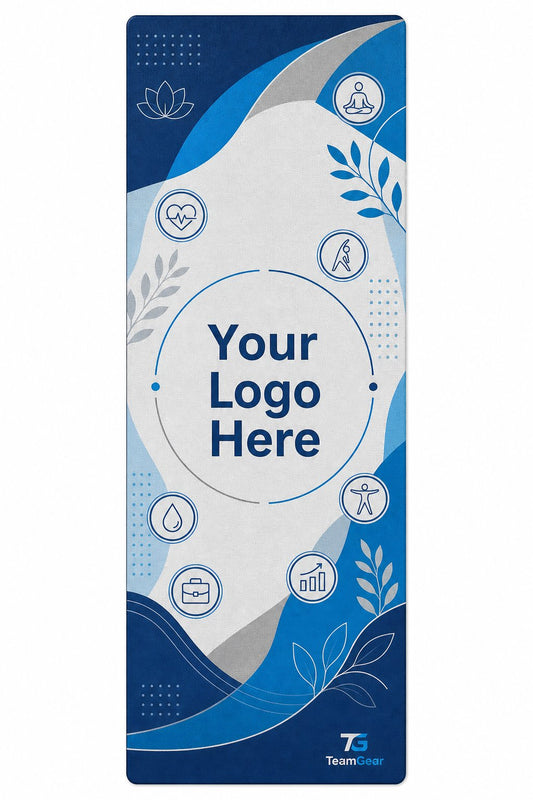Corporate Wellness Custom Yoga Mat — custom yoga mat flat design — TeamGear Canada