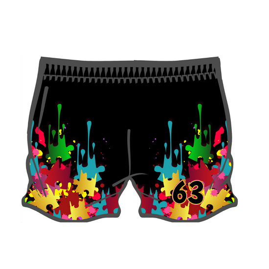 custom shorts for handball, volleyball and dodgeball. custom long shorts, booty shorts and leggings also available