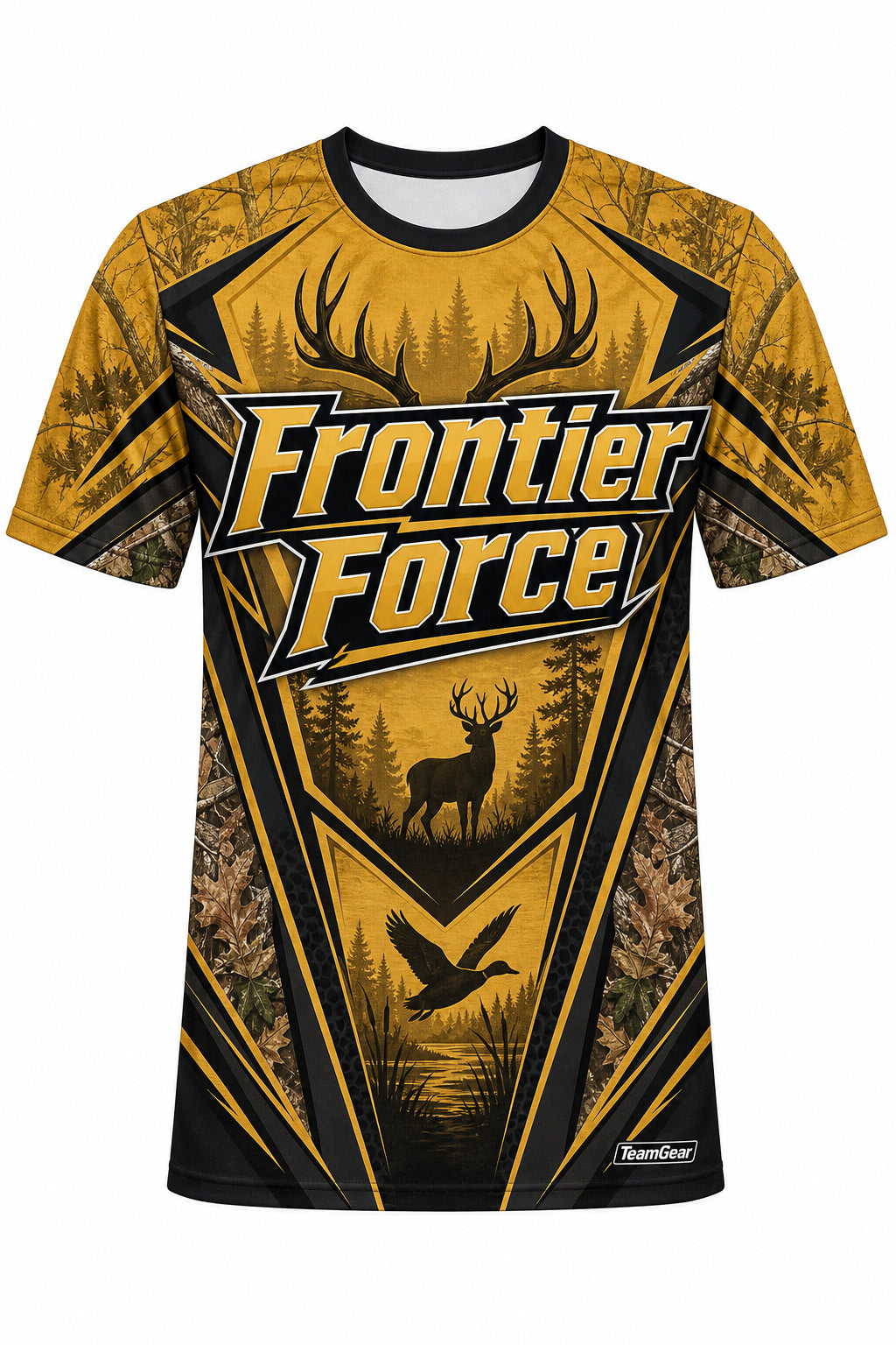 Frontier Force Gold Hunting Jersey design