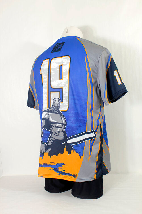 custom cricket crew neck full sublimation jersey made in Canada