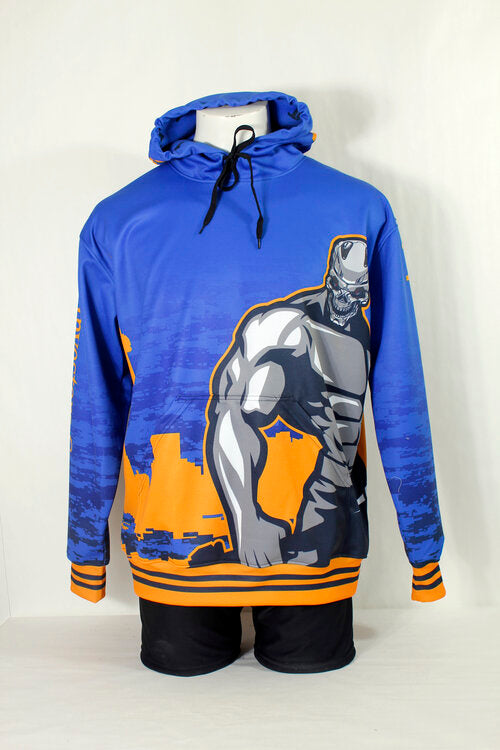 full sublimation printed hoodies for cricket players