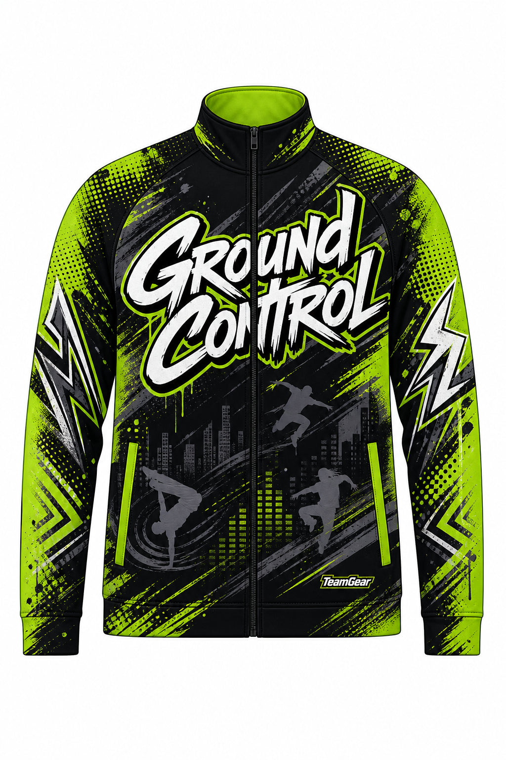 Ground Control Lime Dance Jacket design