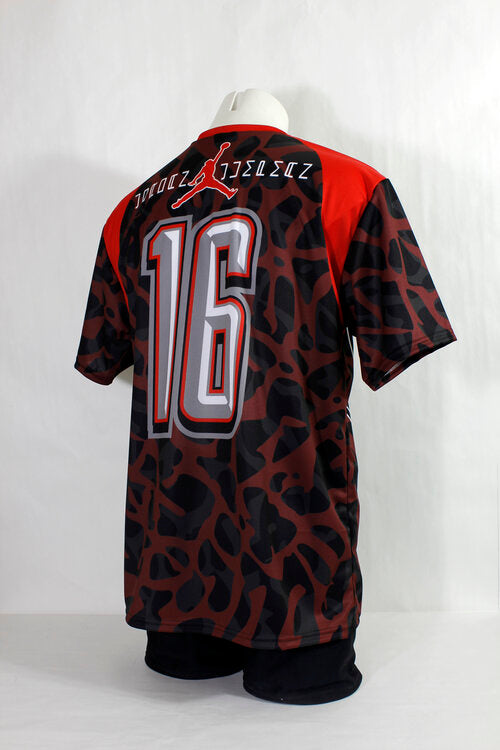 custom slopitch crew neck jersey, fully customizable designs