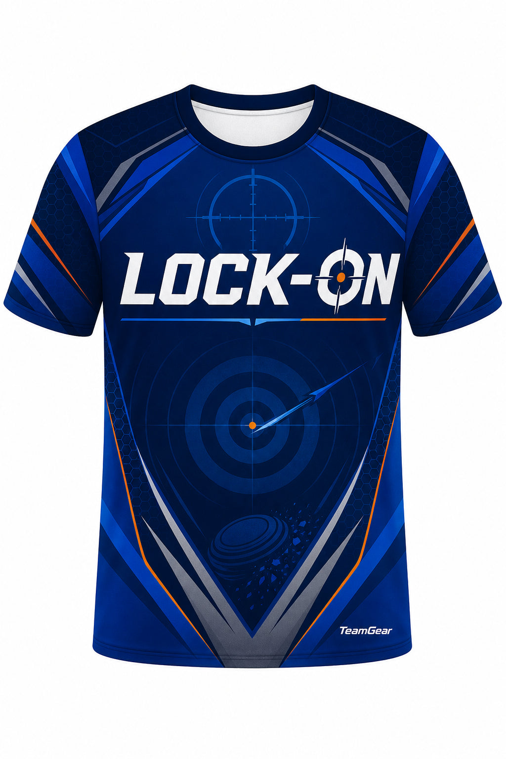 Lock-On Blue Shooting Jersey design