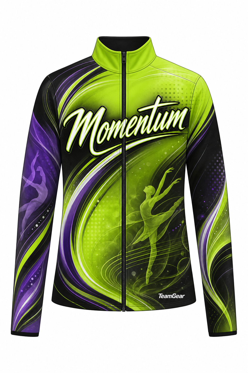 Momentum Lime Dance Jacket design