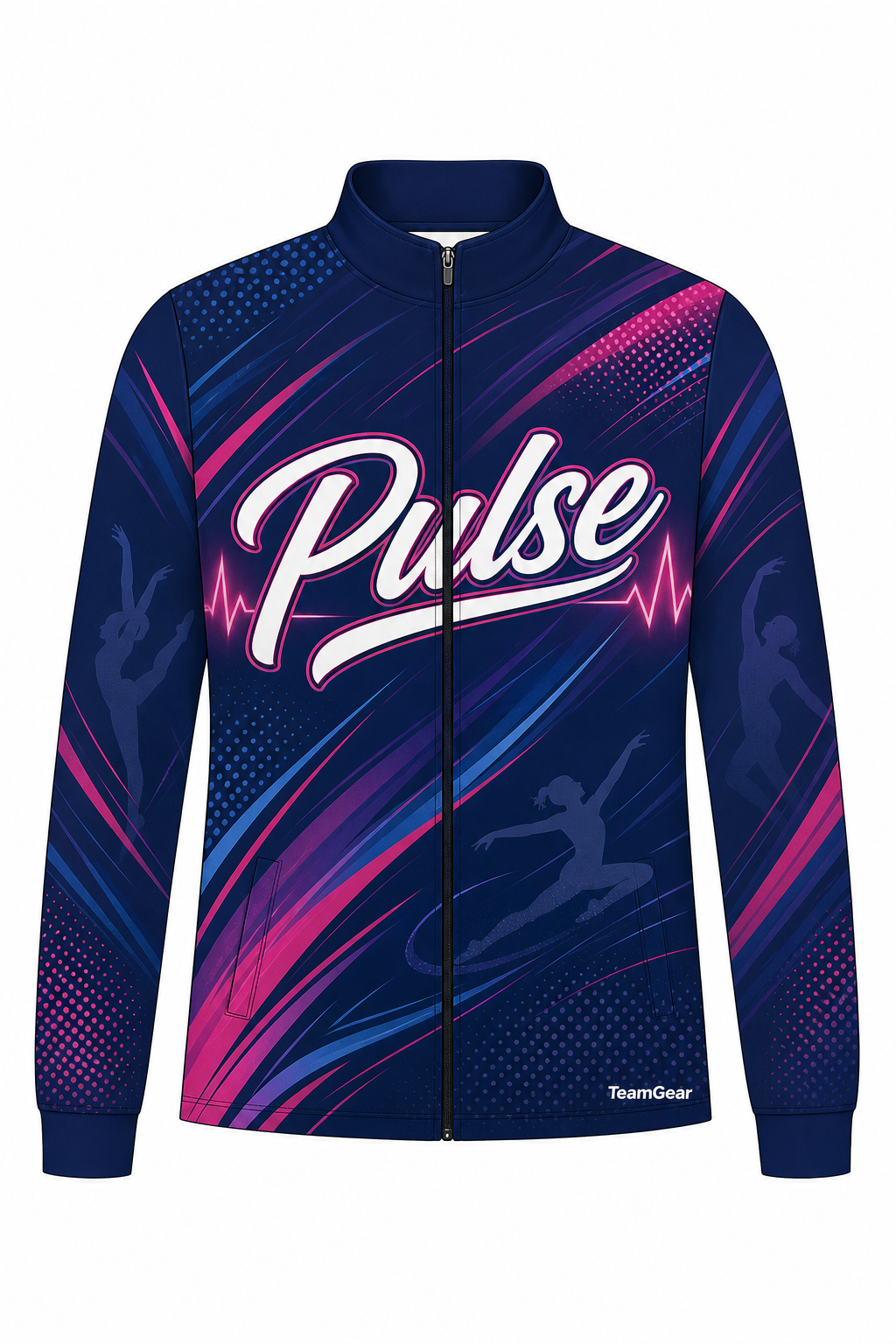 Pulse Navy Dance Jacket design