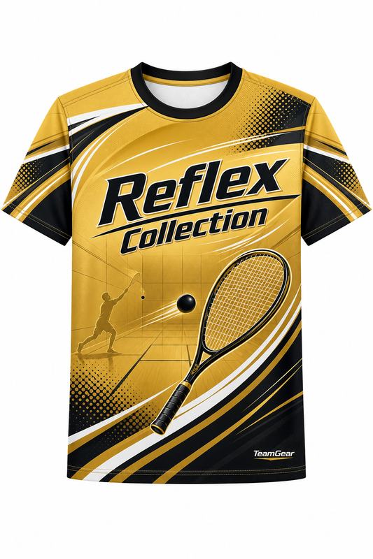 Reflex Collection Gold Racquetball Jersey design