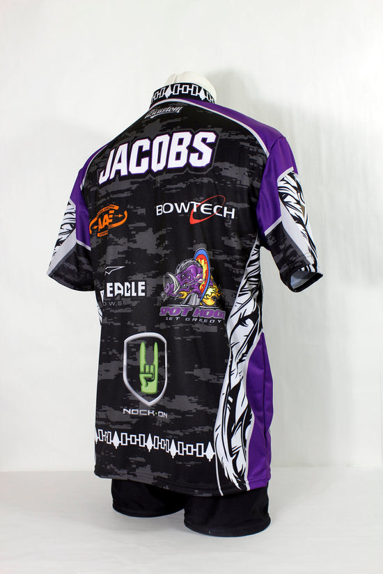 custom crew neck jersey with player name and number for badminton, tennis, handball, dodgeball and more.