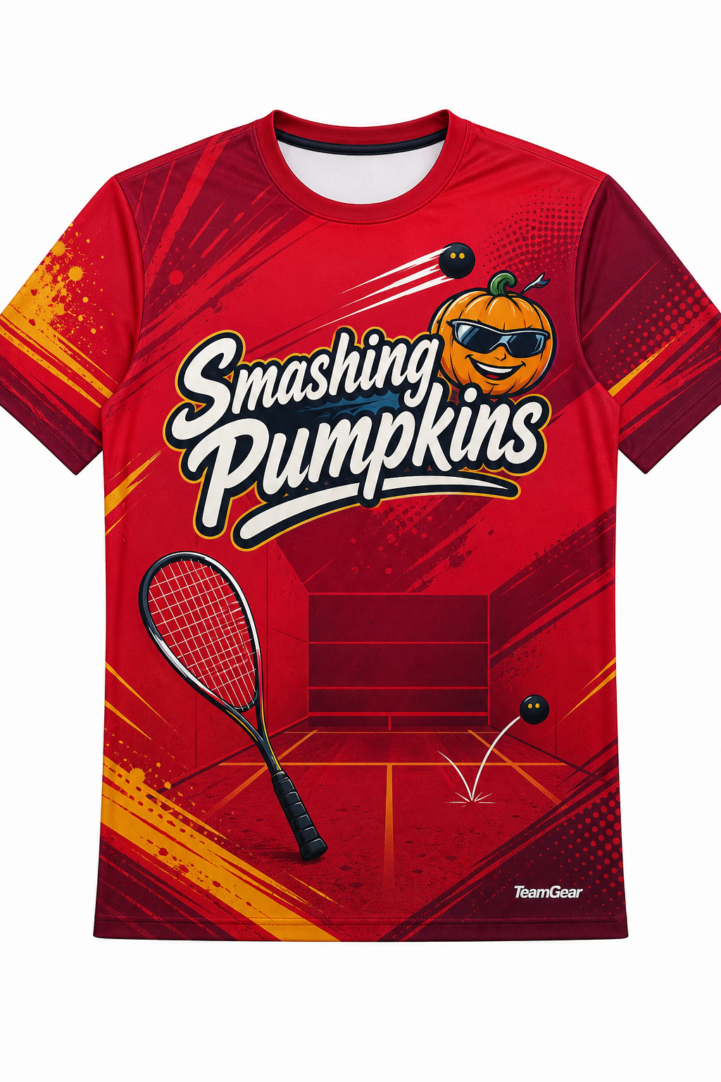 Smashing Pumpkins Crimson Squash Jersey with name and number