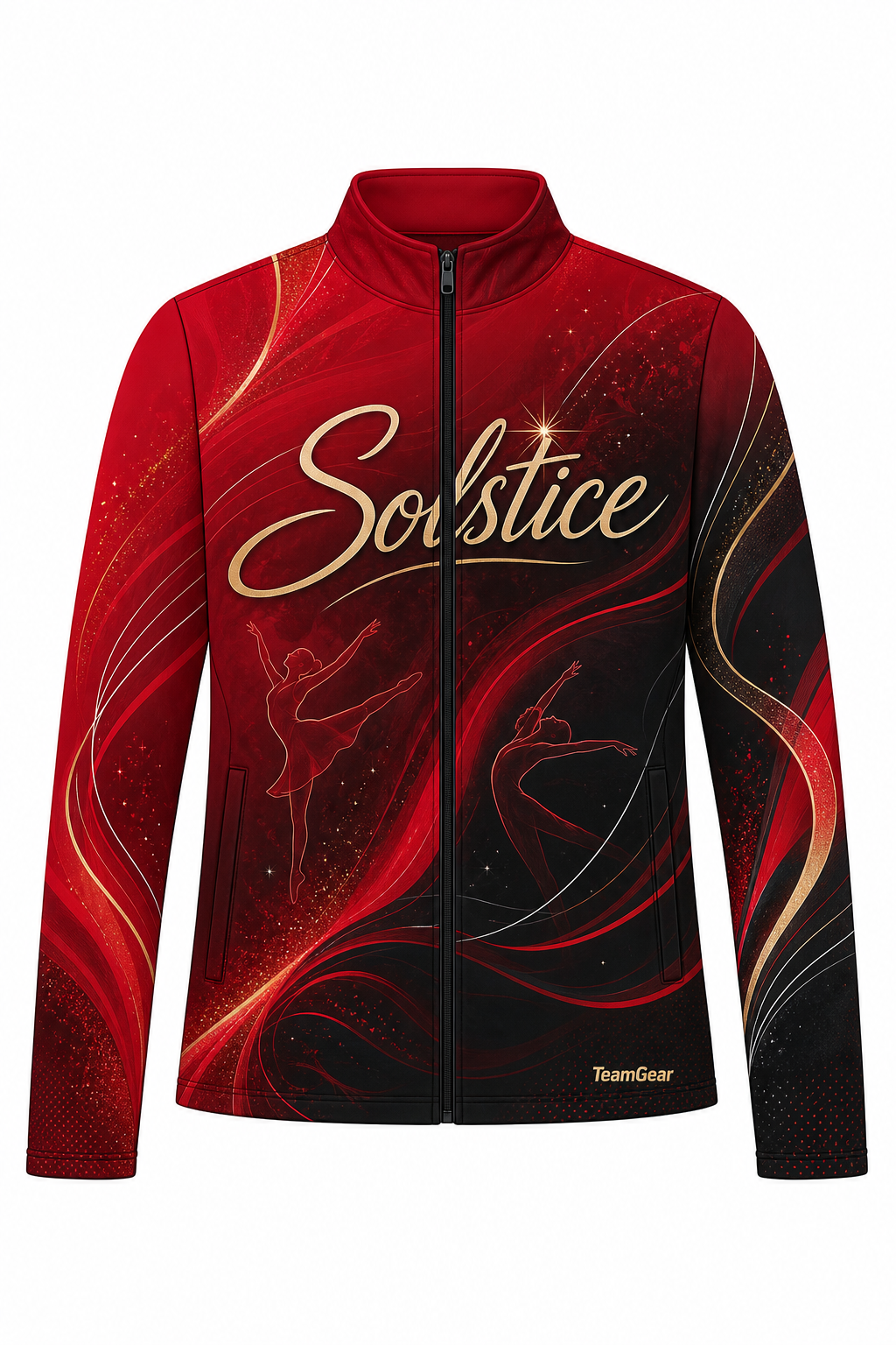 Solstice Red Dance Jacket design