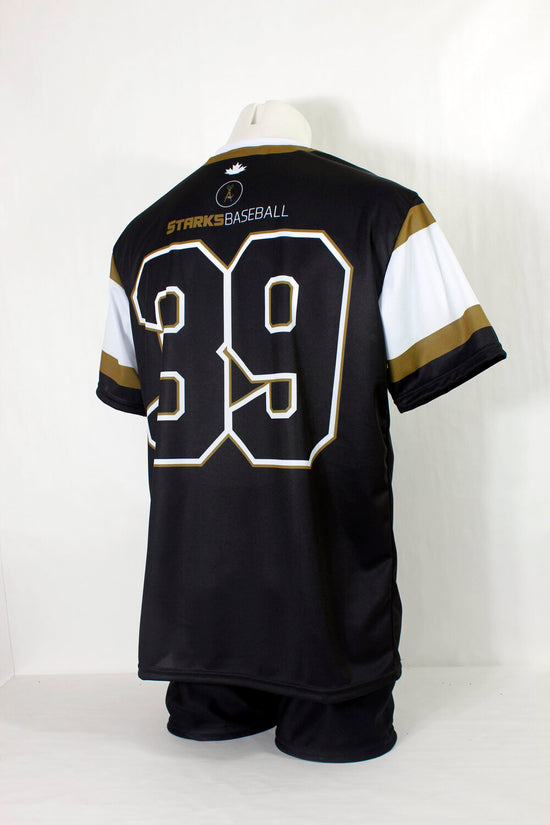 custom baseball crew neck full sublimation jersey made in Canada
