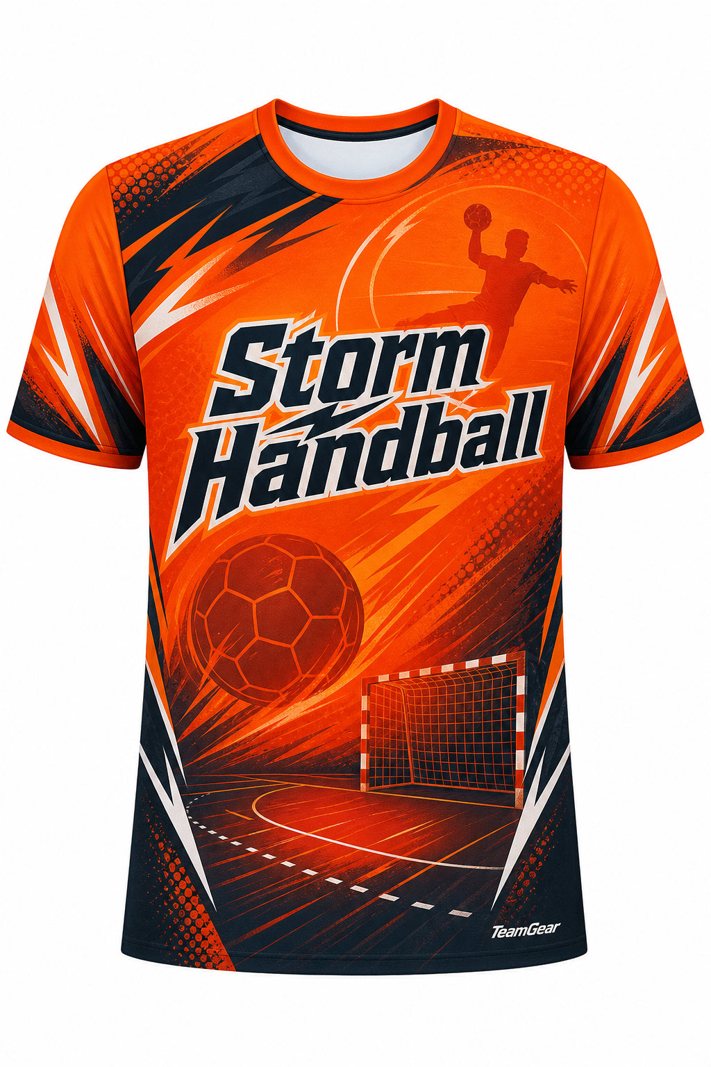 Storm Handball Orange Handball Jersey design