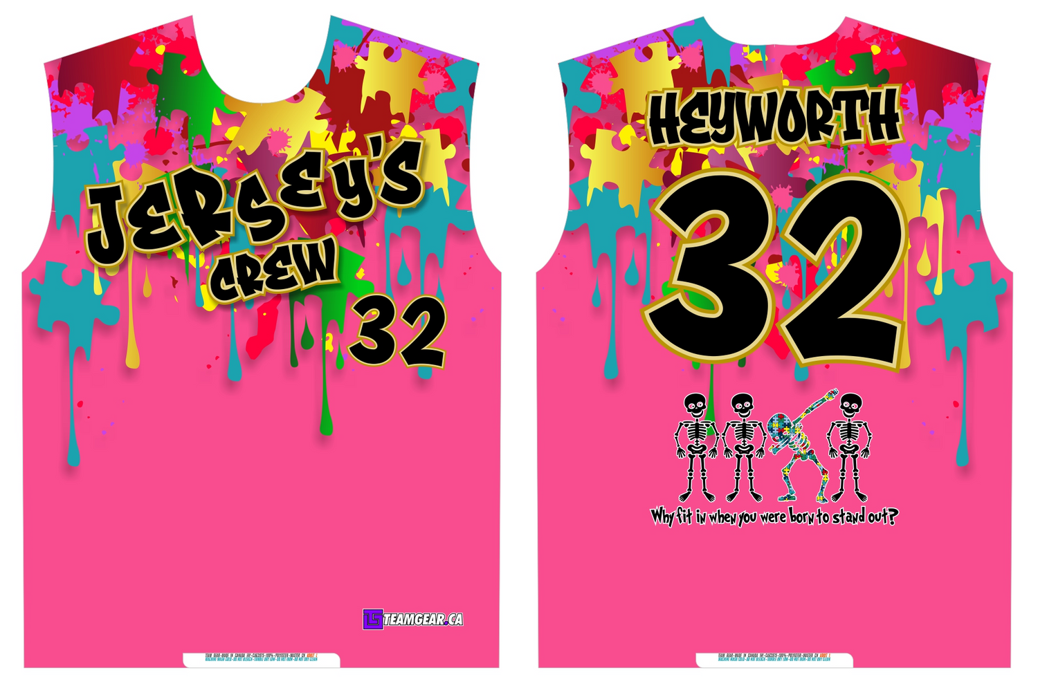 Sleeveless basketball style Jersey