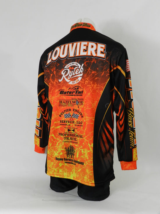 custom fishing zip neck full sublimation jersey made in Canada, crew neck, and button neck also available
