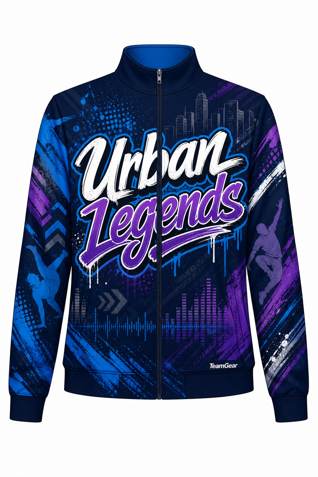 Urban Legends Navy Dance Jacket design