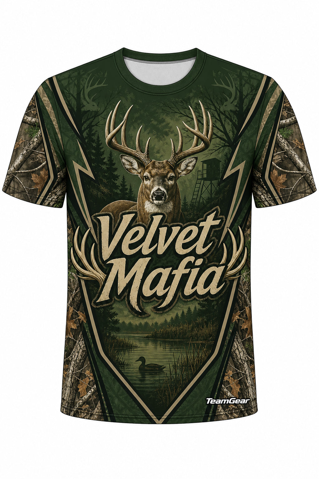 Velvet Mafia Green Hunting Jersey design