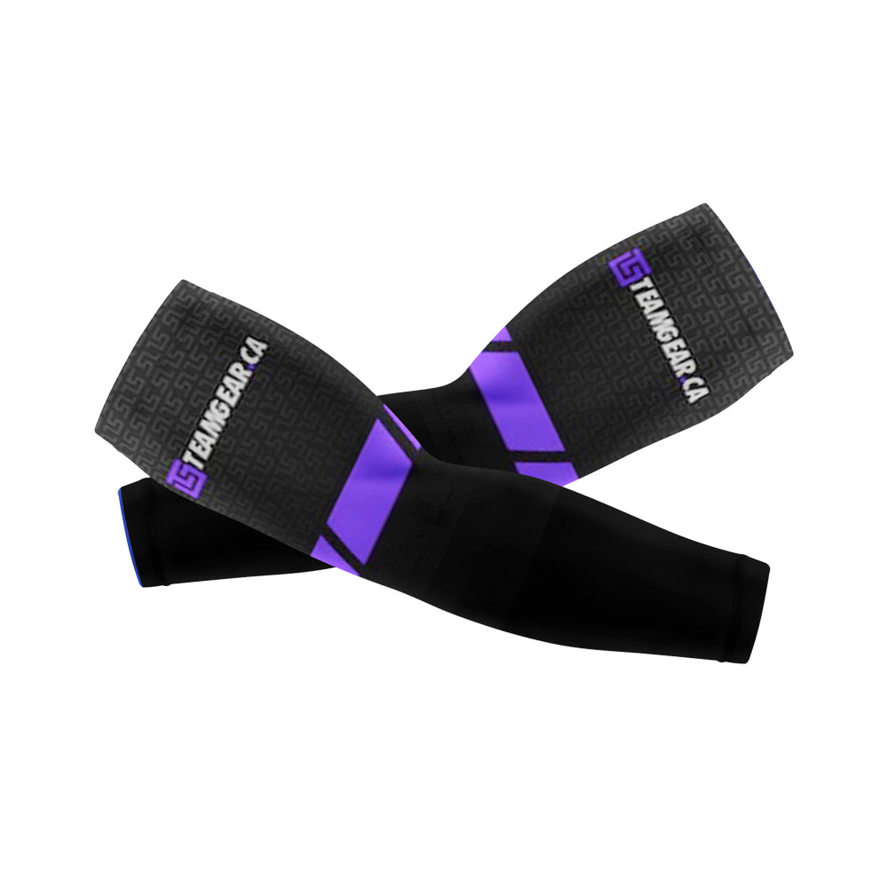 Custom compression sport sleeves made in Canada for baseball, softball and slo-pitch players