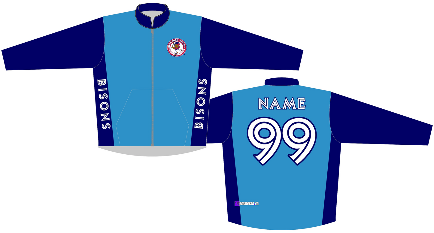 Custom Baseball Jacket for Bisons
