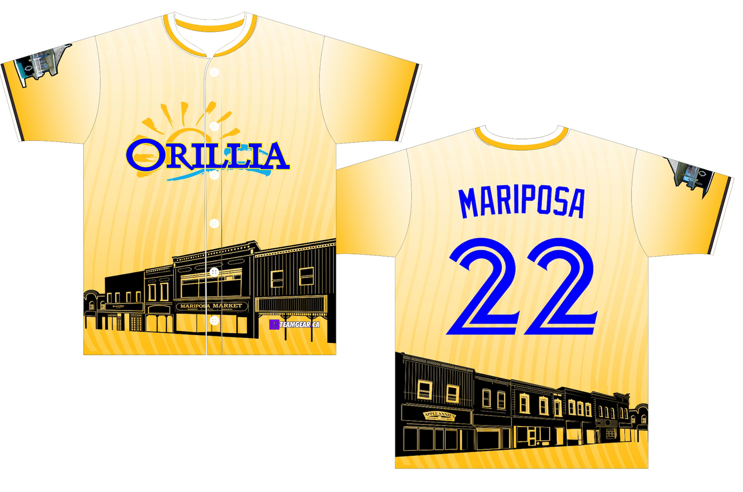 city of orillia themed jersey. Custom designed, limited edition City Link jerseys available at teamgear.ca