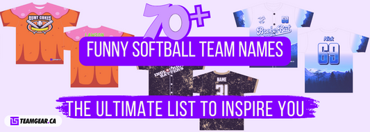 70+ Funny Softball Team Names from TeamGear Canada