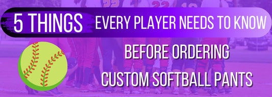 5 facts about custom softball pants, shorts or custom knickers for baseball