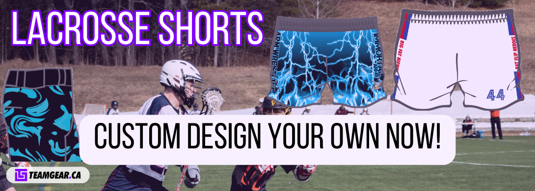 Lacrosse Shorts Custom Design Your Own Now with TeamGear.ca