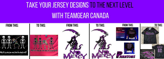 Take your custom jersey to the next level with TeamGear Canada. We can turn any image into crisp, custom artwork to create the jersey of your dreams.