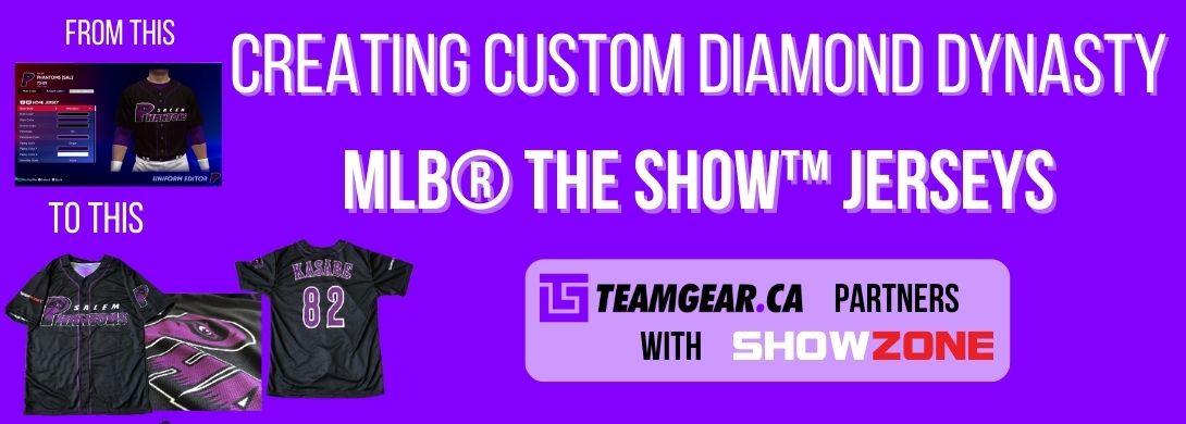 custom mlb the show full sublimation jerseys with your diamond dynasty team logo