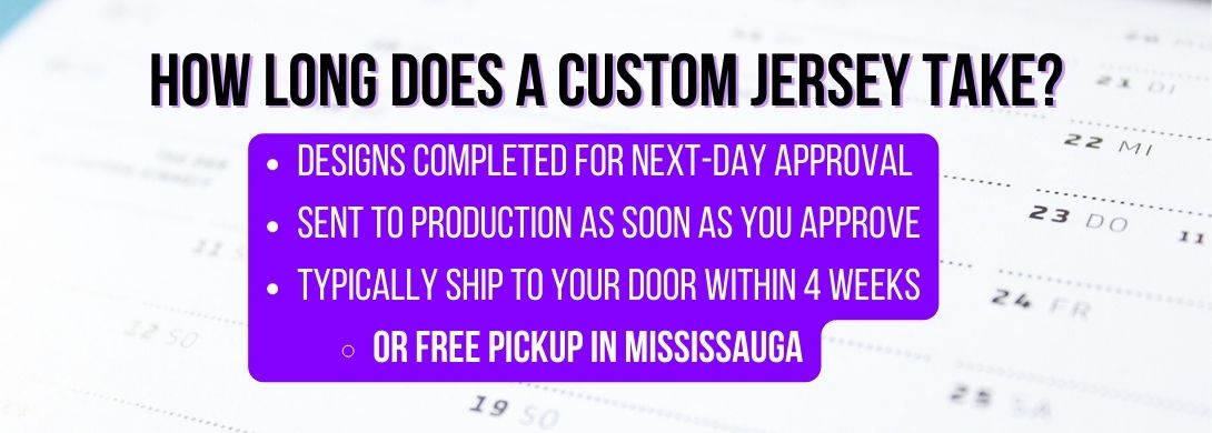How Long Does A Custom Jersey Take? how to get a custom jersey