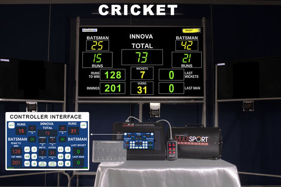 Multisport Scoreboard - Cricket Scorekeeping