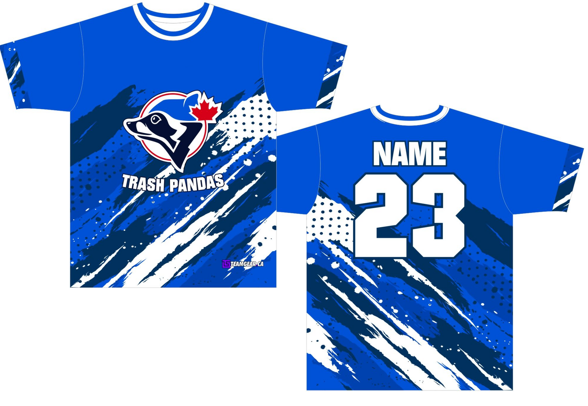 Trash Pandas Royal Blue Softball Jersey Team Gear Canada