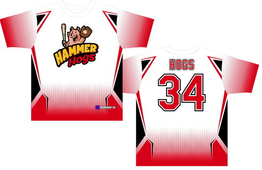 Hammer Hogs Softball Jersey with name and number