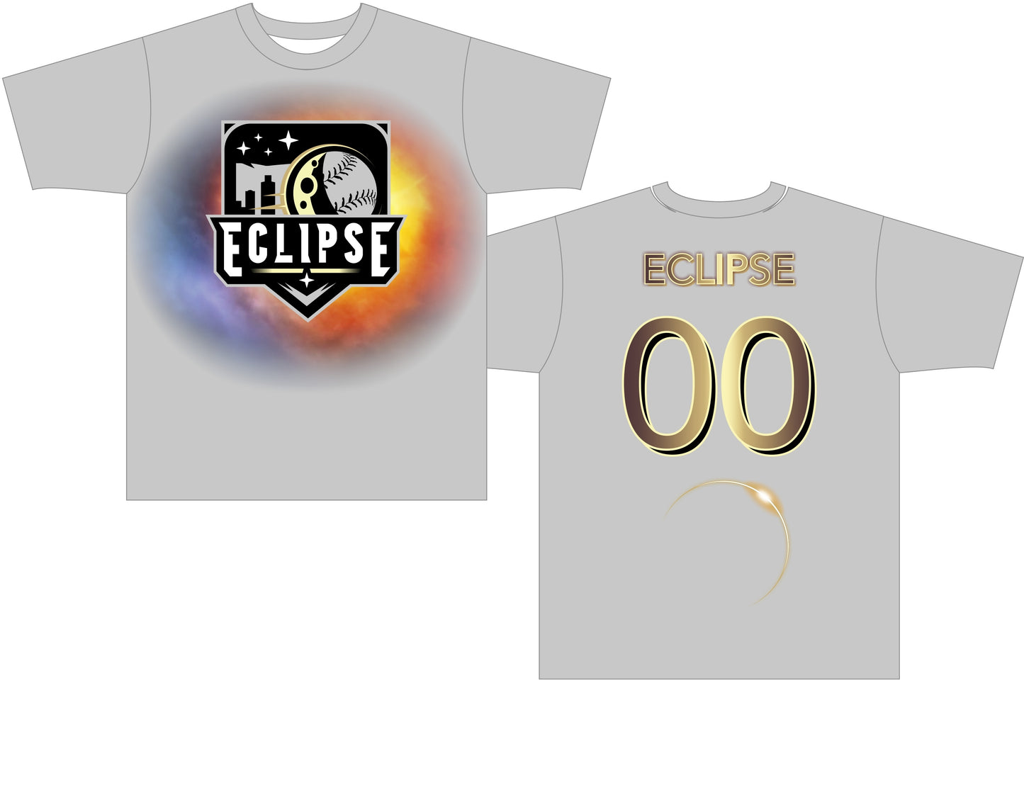 Eclipse Grey Softball Jersey