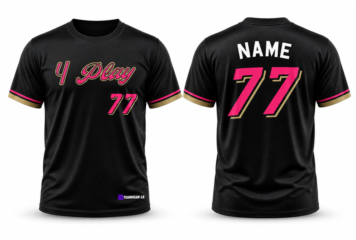 4 Play Softball Jersey - front and back view