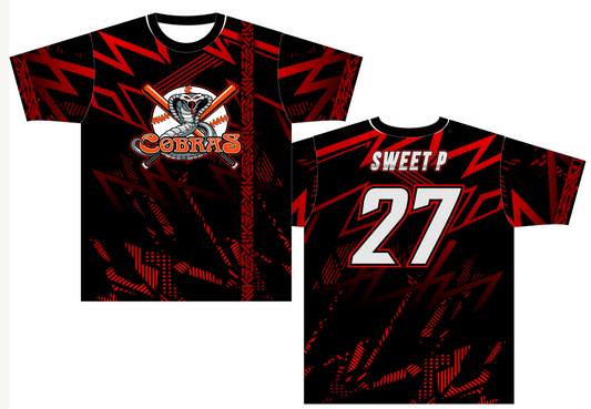 Cobras Softball Jersey design