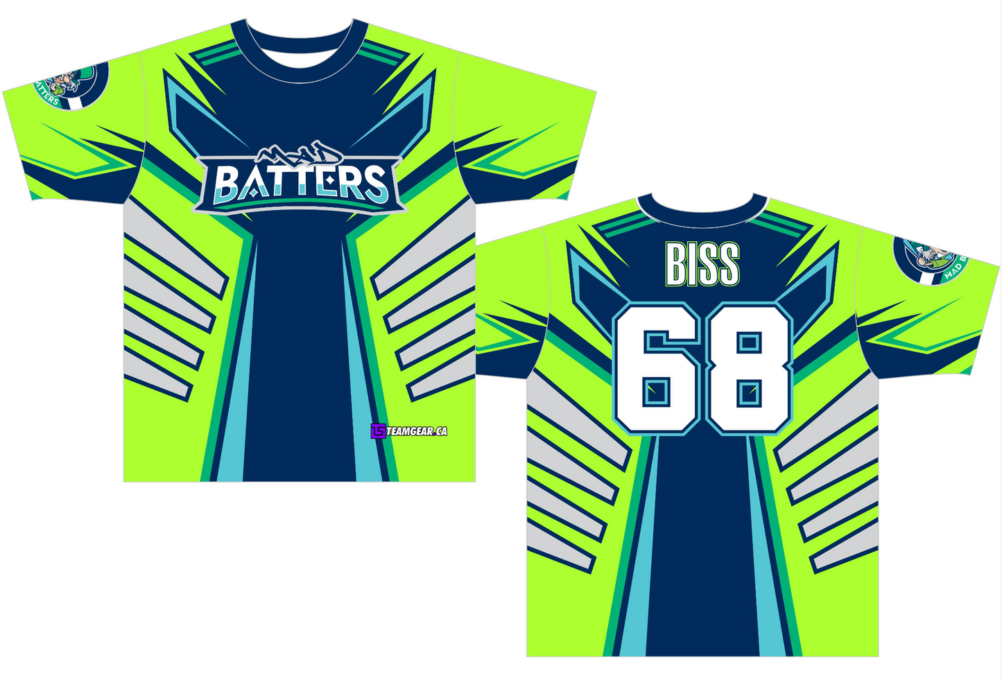 Mad Batters Softball slow pitch Jersey