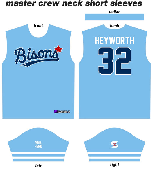 Bisons slo-pitch jersey design
